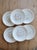 White Vintage Earthenware Dinner Plates with Marie-Claire Pattern from Gien, 1950s, Set of 6 For Sale - Image 8 of 8