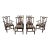 Set of 6 Henkel Harris Model 107 Mahogany Dining Room Chairs For Sale