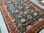 2000 - 2009 Navy Blue Bijar Persian Style Floral Wool Rug, 8' X 11' For Sale - Image 5 of 14