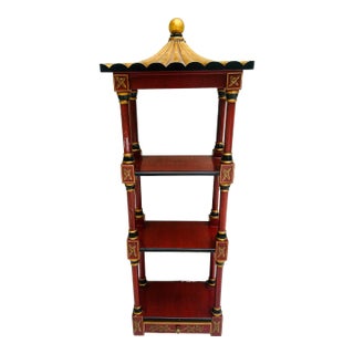 Chinoiserie Pagoda Wall Shelf For Sale