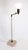 Vintage Mid 20th Century Swing Arm Floor Lamp With Spiral Wood Base For Sale - Image 11 of 13