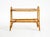 Italian Bamboo Side Table with Iced Glass Top, 1960s For Sale - Image 4 of 18