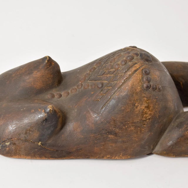 Early 20th Century Early 20th Century Makonde Njorowe Pregnant Belly Mask Tanzania For Sale - Image 5 of 7