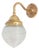 Acorn Holophane Brass Wall Light For Sale