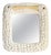 Cicogne French Ceramic Mirror by Renzo Maar For Sale