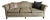 Vintage Damask Camelback Sofa For Sale