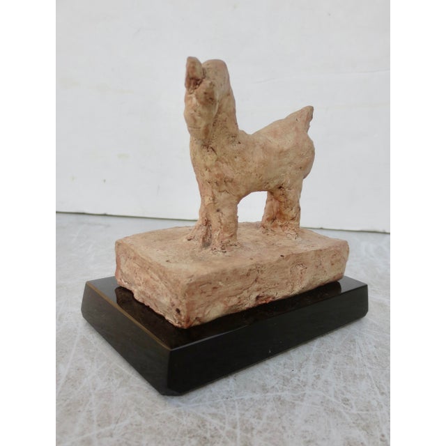 Terra Cotta Goat Sculpture/Study For Sale - Image 4 of 9