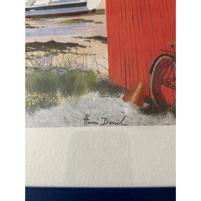 H. Deuil, Coastal Scenes, 2000s, Lithographs, Set of 2 For Sale - Image 4 of 15