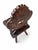 Swiss Alpine Hall Chair in Hardwood, 1930s For Sale - Image 5 of 8