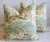 Woodland Toile Deer & Velvet Feather/Down Pillows 25" Square - Pair For Sale - Image 10 of 10