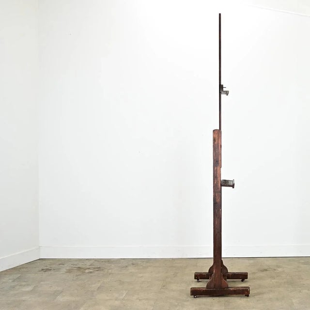 French French Early 20th Century Adjustable Artist’s Easel For Sale - Image 3 of 12