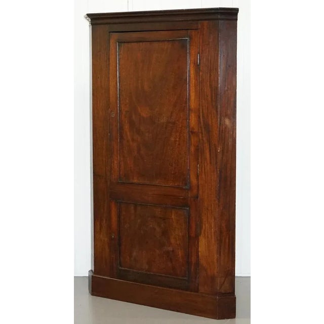 Solid Hardwood Corner Cupboard, 1760s For Sale - Image 3 of 18