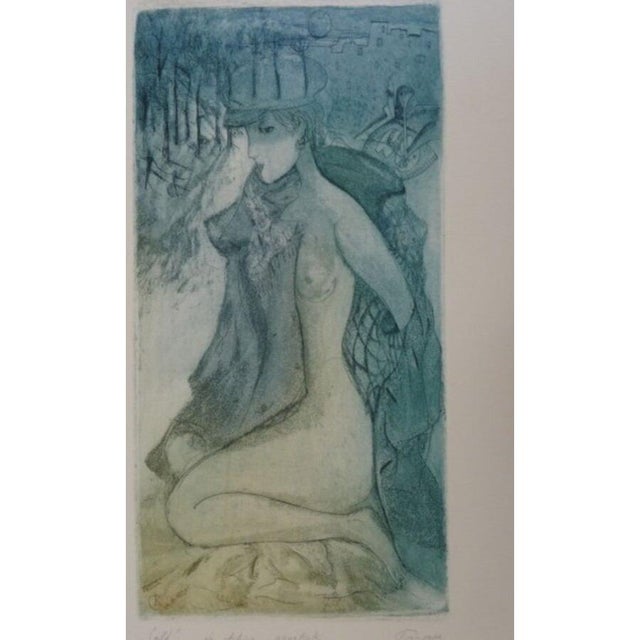 Jekaterina Gryazeva, Cold, 2009, Aquatint, in Good conditions. Designed from 2000 This piece has an attribution mark, I am...