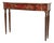 Maitland Smith English Regency Chinoiserie Hand-Painted Red Lacquered Console Table For Sale