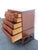 Early 1900s Carved Hand Painted Tall Chest of Drawers 6895 For Sale - Image 11 of 17