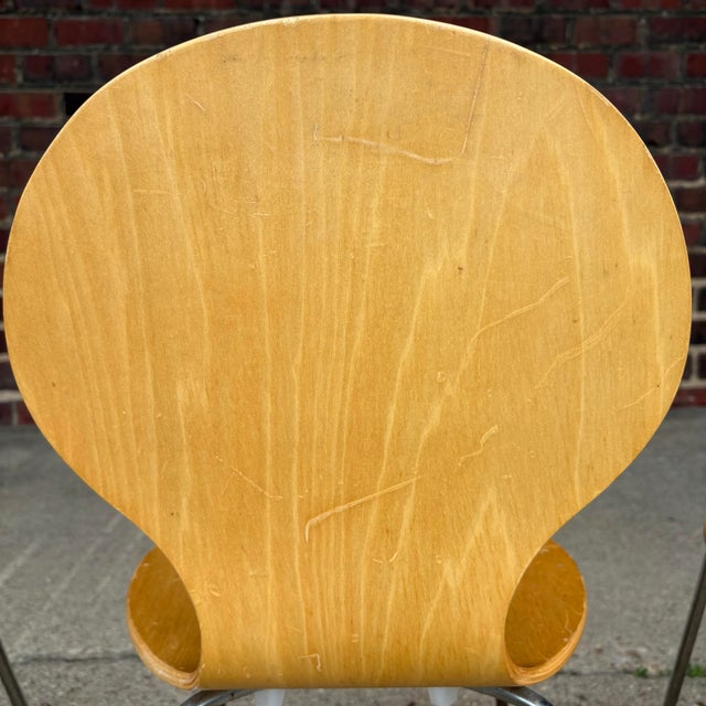 Mid Century Modern Set of 4 Children’s Bentwood Chairs Styled After Arne Jacobson For Sale - Image 10 of 12