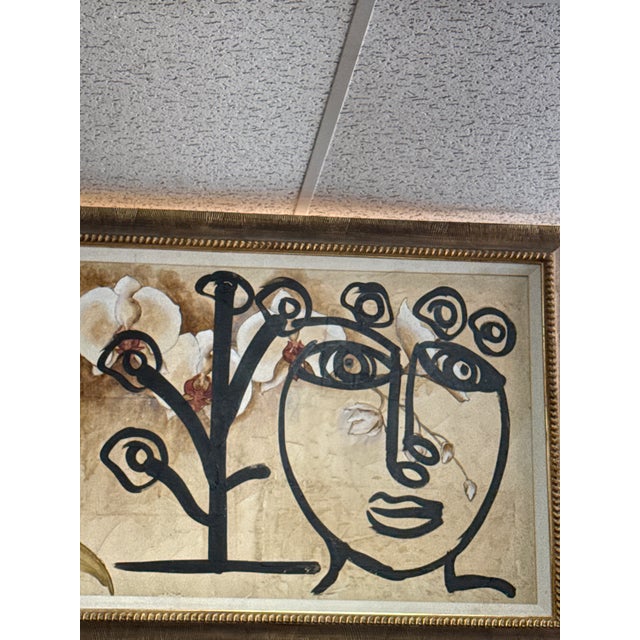 Peter Keil 1970s Peter Keil Large Scale Abstract Painting For Sale - Image 4 of 6