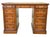 Small English Birdseye Maple Pedestal Desk, 1840 For Sale - Image 13 of 14