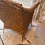 Vintage Philippine Herringbone Woven Rattan Lounge Chair For Sale In New York - Image 6 of 12