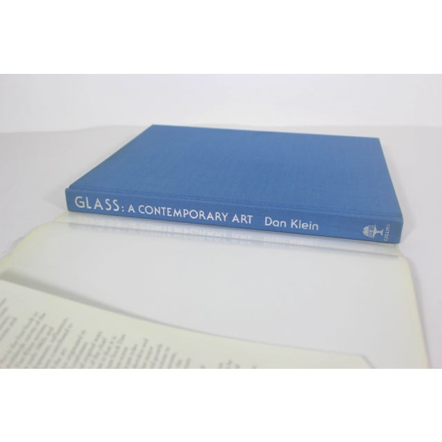 1989 Glass a Contemporary Art by Dan Klein Book Hardcover Hard Cover, Gift for Art Design Decor Lover, Bookshelf Styling For Sale - Image 4 of 9
