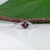 2020s Purple Spinel Ring With Earth-Mined Diamond Accents in Solid 14k Gold, Size 6.75 For Sale - Image 5 of 9