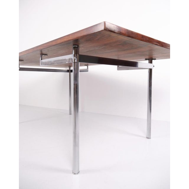 Model AT 318 Dining Table in Rosewood by Andreas Tuck for Hans J. Wegner, 1960s For Sale - Image 8 of 11