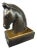 Vintage Bronze Art Deco Style Horse Head on Marble Base For Sale