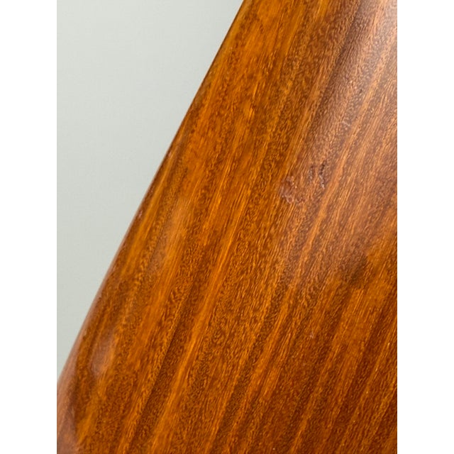 Large Mid-Century Hand-Carved Sculpture of a Woman with Boat and Paddle, 1960s, Teak For Sale - Image 12 of 18