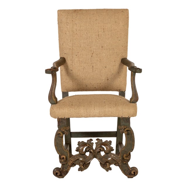 17th Century Italian Armchair For Sale