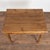 European country pine side table with turned legs and small single drawer. May also serve as a nightstand. Restored,...