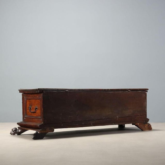 18th Century Italian Walnut Chest For Sale - Image 12 of 14