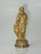 Neoclassical Lady Statue Antique Gold-Plated Spelter Gilded Sculpture Fennel, Clock Part For Sale - Image 12 of 15