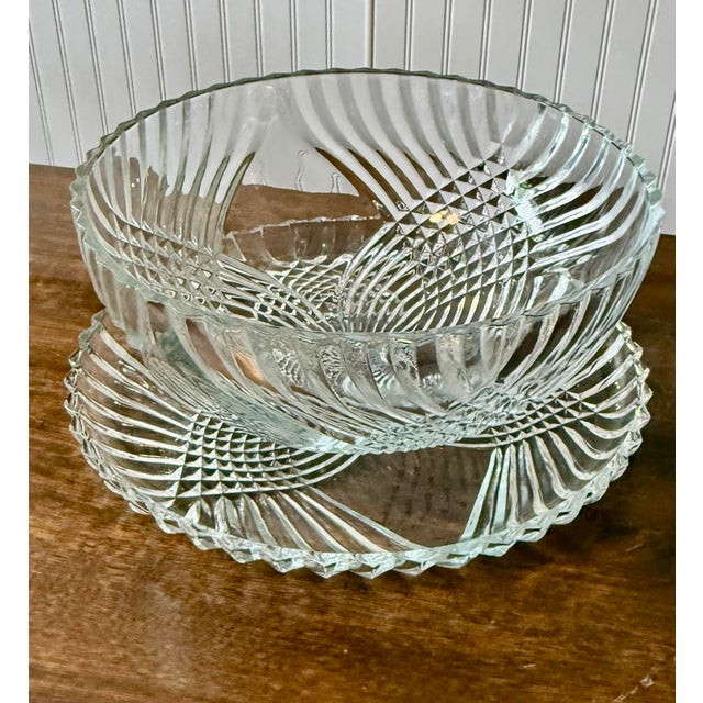 Late 20th Century Enchantment Bowl and Platter Set - 2pcs For Sale - Image 10 of 12