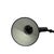 This vintage black task lamp embodies the clean functionality and sculptural restraint of mid-century modern industrial...