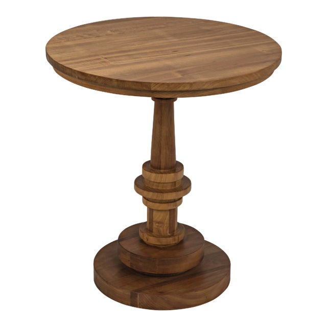 NOIR Comodo Side Table in Gold Teak For Sale