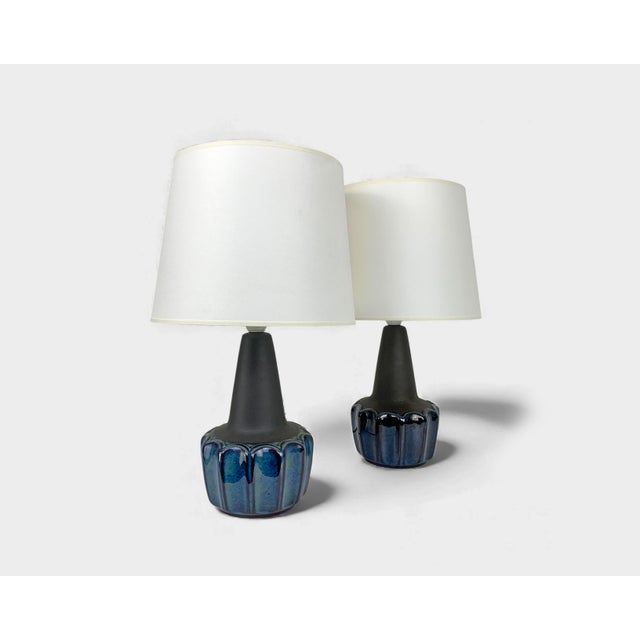 Model 1051 Ceramic Table Lamps by Einar Johansen for Søholm, Denmark, 1960s, Set of 2 For Sale - Image 15 of 15
