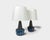 Model 1051 Ceramic Table Lamps by Einar Johansen for Søholm, Denmark, 1960s, Set of 2 For Sale - Image 15 of 15