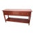 Late 20th Century Hickory Chair Company Red Sideboard Buffet Console Table For Sale