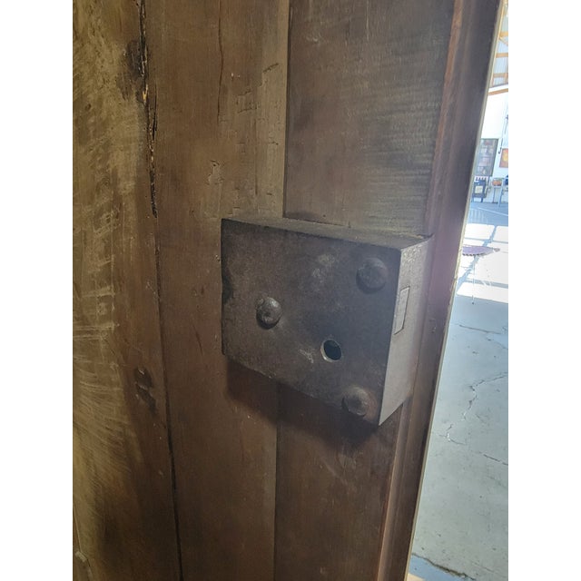 Antique Rustic Country French Cabinet / Armoire Circa. 1800 Louis XV For Sale - Image 15 of 17