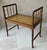 1970s Baker Furniture Circa 1970 Diminutive Chinese Chippendale Faux Bamboo & Cane Window / Entryway Bench For Sale - Image 5 of 12