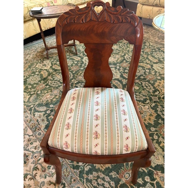 Circa 1865 Rococo Walnut Dining Table and Chairs For Sale - Image 9 of 9