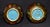 Vtg. Pair of Chinese Cloisonné Small Vases For Sale - Image 11 of 14