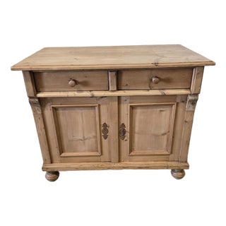 Late 19th Century German Pine Provincial Cabinet For Sale