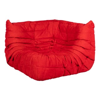 Red Togo Corner Sofa by Michel Ducaroy for Ligne Roset, France, 1973 For Sale