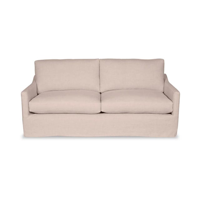 Not Yet Made - Made To Order Moss Home Megan Loveseat 64"W, Luca Oyster For Sale - Image 5 of 7