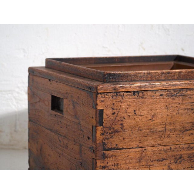 Antique Japanese Paulownia Hibachi, Meiji / Showa Period, 1890-1945, #93 For Sale - Image 4 of 13
