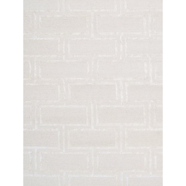 Add a touch of modern elegance to your home with Pasargad Home's Edgy Hand-Tufted bamboo Silk & Wool Area Rug. Made of...