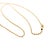 A late 20th-century 14-karat yellow gold 20" solid rope chain. The necklace is 1.65 mm wide and weighs 4.5 grams.