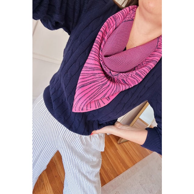 Postmodern Vintage Chanel Fringe Scarf For Sale - Image 3 of 4