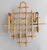 Wood Vintage French Rattan & Bamboo Coat & Hat Rack For Sale - Image 7 of 8